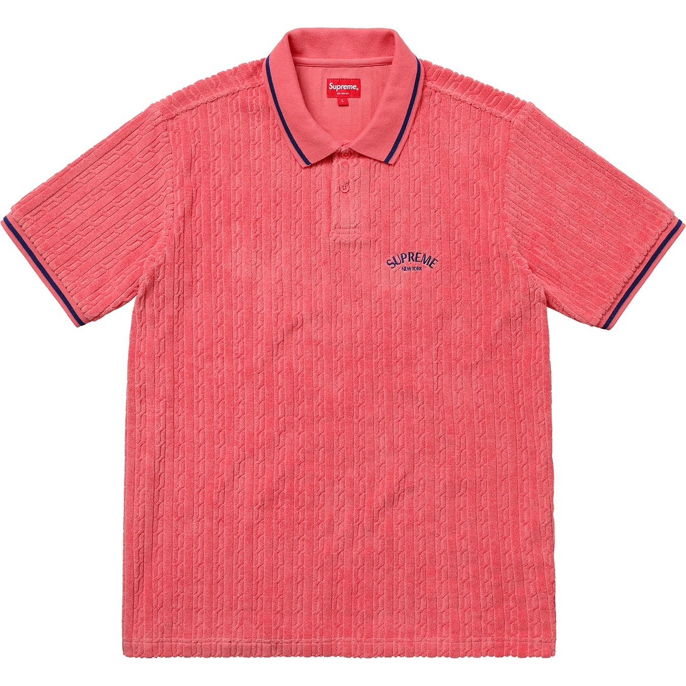 Cable Knit Terry Polo view 4